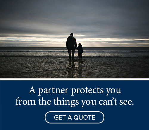 A partner protects you from the things you can’t see - Get a quote