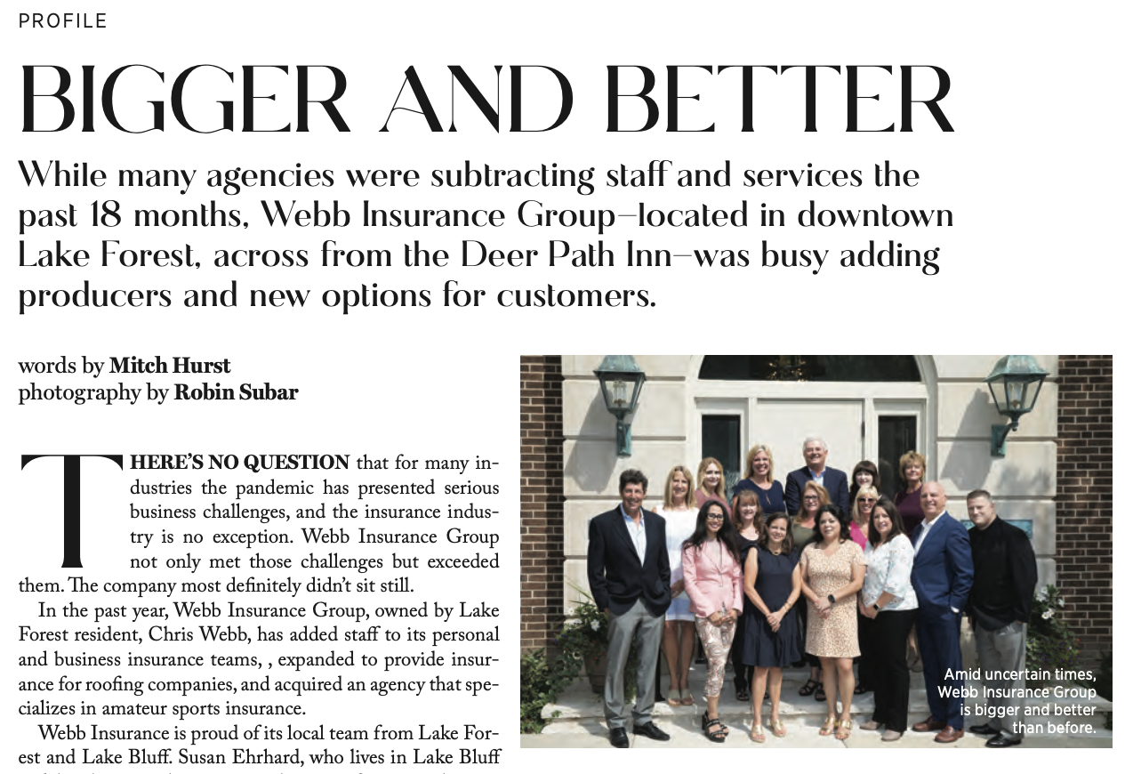 Webb Insurance Group Bigger and Better